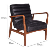 Chartwell Home Nieves Leather Armchair