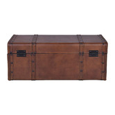 Chartwell Home 2 Piece Truscott Leather Trunk Set