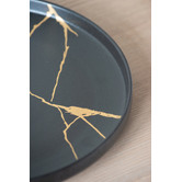 Chartwell Home Black Lerew 26.5cm Porcelain Dinner Plate