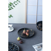Chartwell Home Black Lerew 21cm Porcelain Side Plate