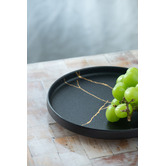 Chartwell Home Black Lerew 21cm Porcelain Side Plate