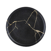 Chartwell Home Black Lerew 26.5cm Porcelain Dinner Plate