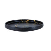 Chartwell Home Black Lerew 26.5cm Porcelain Dinner Plate