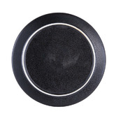 Chartwell Home Black Lerew 21cm Porcelain Side Plate