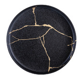 Chartwell Home Black Lerew 21cm Porcelain Side Plate