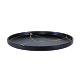 Chartwell Home Black Lerew 21cm Porcelain Side Plate