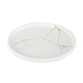 Chartwell Home White Lerew 26.5cm Porcelain Dinner Plate
