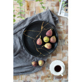 Chartwell Home Black Lerew 26.5cm Porcelain Dinner Plate