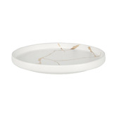 Chartwell Home White Lerew 26.5cm Porcelain Dinner Plate