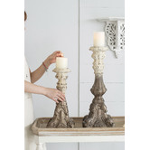 Chartwell Home 2 Tone Magnesium Candlestick