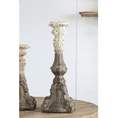 Chartwell Home 2 Tone Magnesium Candlestick
