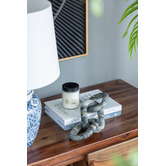 Chartwell Home Grey Marble Chain Ornament