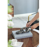 Chartwell Home Grey Marble Chain Ornament