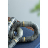 Chartwell Home Grey Marble Chain Ornament