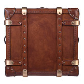 Chartwell Home Jeremiel Aged Cowhide Storage Trunk