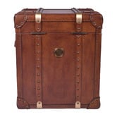 Chartwell Home Jeremiel Aged Cowhide Storage Trunk