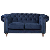 Chartwell Home Raguel 2 Seater Velvet Sofa