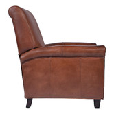 Chartwell Home Jesse Aged Cowhide Leather Recliner Chair