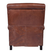 Chartwell Home Jesse Aged Cowhide Leather Recliner Chair