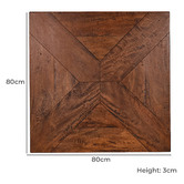 Chartwell Home Adam Mango Wood Tabletop