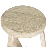 Chartwell Home Pachoca Round Recycled Elm Wood Stool