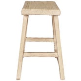 Chartwell Home Pachoca Rectangular Recycled Elm Wood Stool