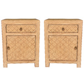Chartwell Home Dylan Pine Wood Bedside Tables
