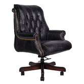Chartwell Home Chesterfield Leather Office Chair