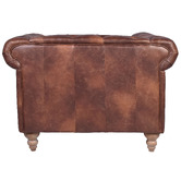 Chartwell Home Cronus Chesterfield Leather Armchair