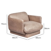 Chartwell Home Gaia Leather Armchair