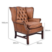 Chartwell Home Aeolus Leather Armchair