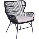 Chartwell Home Waller Rattan Winged Armchair