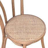 Chartwell Home Ninfa Reclaimed Oak Wood Dining Chairs