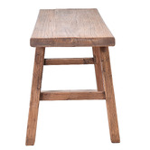 Chartwell Home Vivas Reclaimed Elm Wood Bedroom Bench