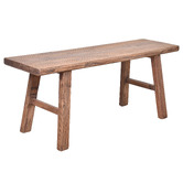 Chartwell Home Vivas Reclaimed Elm Wood Bedroom Bench