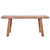 Chartwell Home Vivas Reclaimed Elm Wood Bedroom Bench