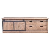 Chartwell Home Houttum Reclaimed Elm Wood Entertainment Unit