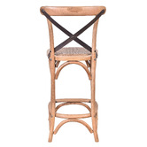 Chartwell Home 66cm Kala Reclaimed Oak Wood Counter Stool