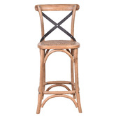 Chartwell Home 66cm Kala Reclaimed Oak Wood Counter Stool