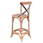 Chartwell Home 66cm Kala Reclaimed Oak Wood Counter Stool