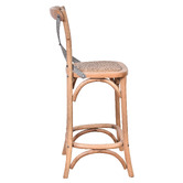 Chartwell Home 66cm Kala Reclaimed Oak Wood Counter Stool
