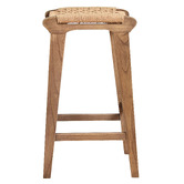 Chartwell Home 64cm Margarid Oak Wood Barstool
