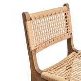 Chartwell Home 65cm Margarid Oak Wood Counter Stool