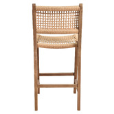 Chartwell Home 65cm Margarid Oak Wood Counter Stool