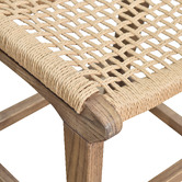 Chartwell Home Margarid Recycled Oak Wood Ottoman Stool