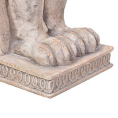 Chartwell Home Tyche Console Top &amp; Claesson Lion Pillar Sculpture Set