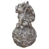 Chartwell Home Terzi Gargoyle on Globe Statue