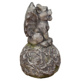 Chartwell Home Terzi Gargoyle on Globe Statue