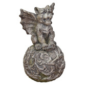Chartwell Home Terzi Gargoyle on Globe Statue
