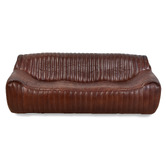 Chartwell Home Lucas 3 Seater Cowhide Leather Sofa